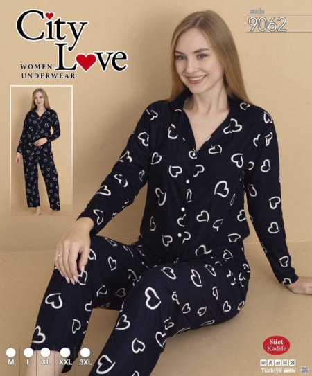 بيجامة كم قلوب🤍