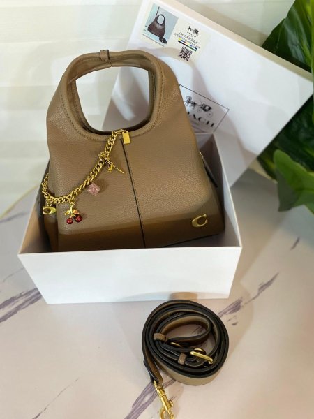 حقيبة كوتش لانا مختومة  ماستر كوبي قاعدة 25سم مع علبة ✨