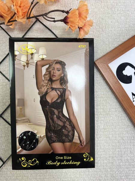 لانجري مشبك ( مع استرس)