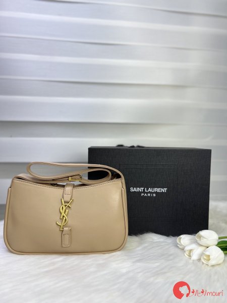 كروس YSL مختومة لون بيج قاعدة 25 سم مع علبة