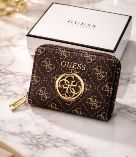 حقيبة GUESS للبطاقات والنقود مع علبة