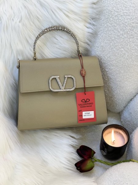 حقيبة VALENTlNO قاعدة 25 سم بلون البيج